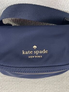 kate spade NY “Watson Lane-Betty” Rich Navy Nylon Belt Bag